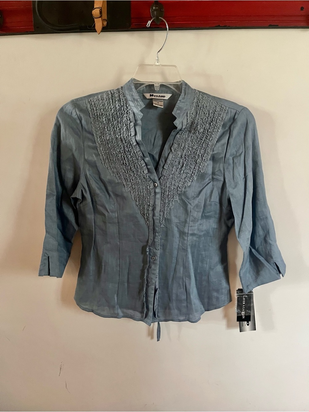 Nygard 100% linen blouse